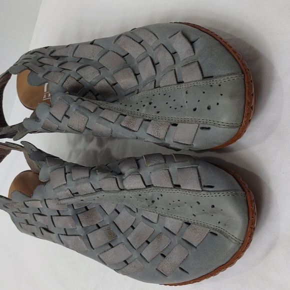 Reiker Women's Sina 78 Antistress Slingback Sandals EU 41 US 10-10.5 Blue/ Grey - Picture 14 of 16